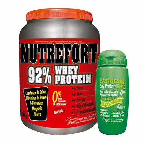 NUTREFORT WHEY PROT.VAI.800 G+BOTILITO