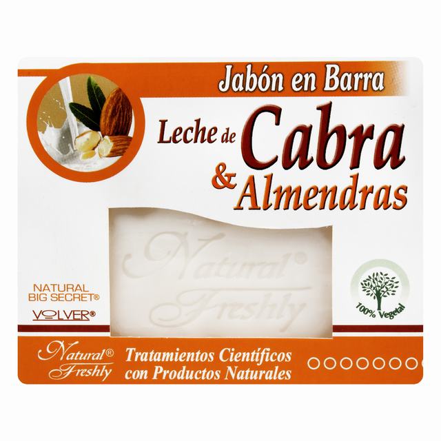 JABON LECHE CABRA ALMENDRAS 90 GR NF