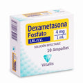 DEXAMETASONA 4 MG/1 ML 10 AMPOLLAS VT - REG. INVIMA 2020M-0007728-R1