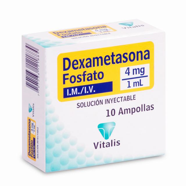 DEXAMETASONA 4 MG/1 ML 10 AMPOLLAS VT - REG. INVIMA 2020M-0007728-R1