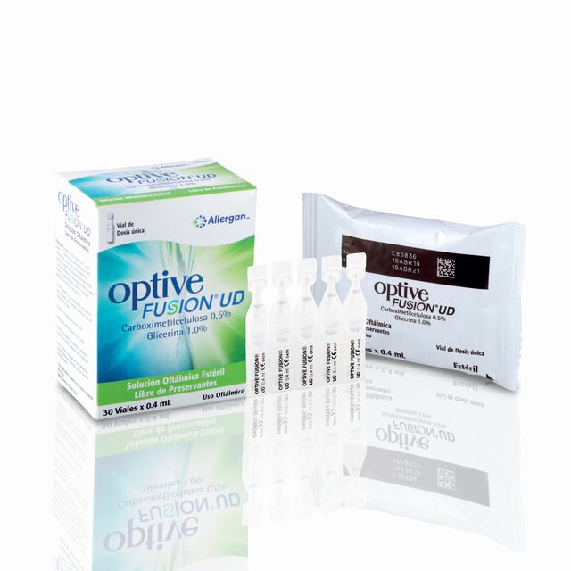OPTIVE FUSION UD 30 UNIDADES - CARBOXIMETILCELULOSA GLICERINA