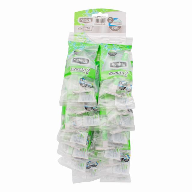 MAQUINA SCHICK EXACTA PIEL SENSIBLE X 12 UDS PAGUE 10 LLEVE 12