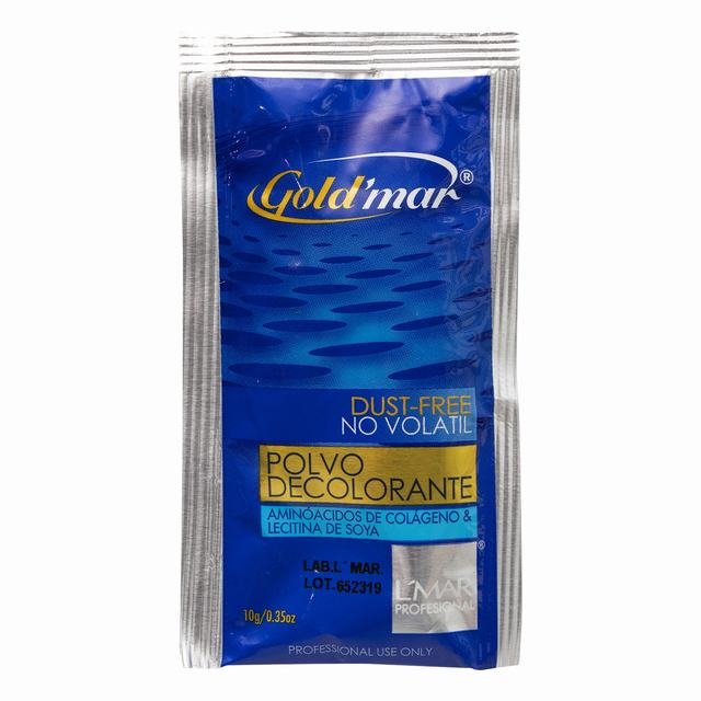 POLVO DECOLORANTE GOLD MAR 10 GR - REG. INVIMA NSOC82428-17CO