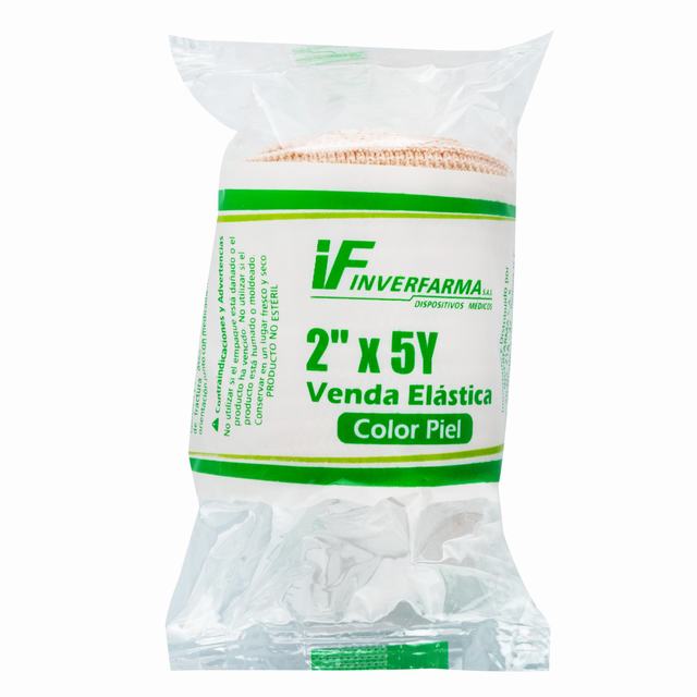 VENDA ELASTICA COLOR PIEL 2X5 INVERFARMA - REG. INVIMA 2016DM-0014887