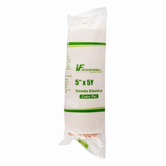 SKIN-COLORED ELASTIC BANDAGE 5X5 INVERFARMA