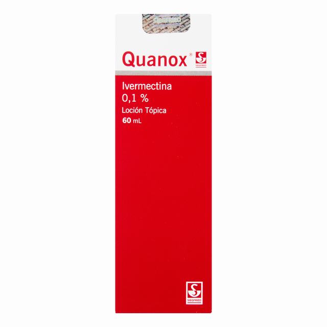 QUANOX IVERMECTINA LOCION 60 ML - VENTA CON FORMULA MEDICA