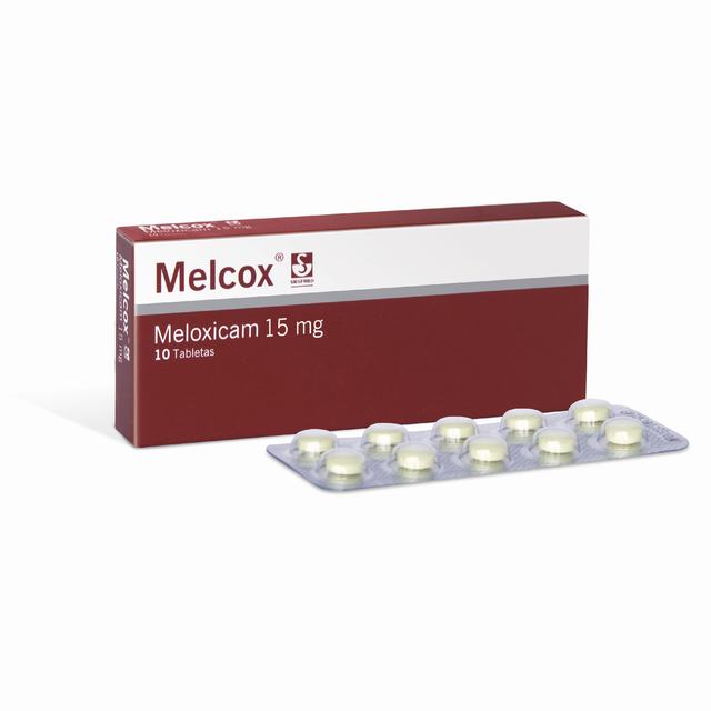 MELCOX 15 MG X 10 TABLETAS - VENTA CON FORMULA MEDICA