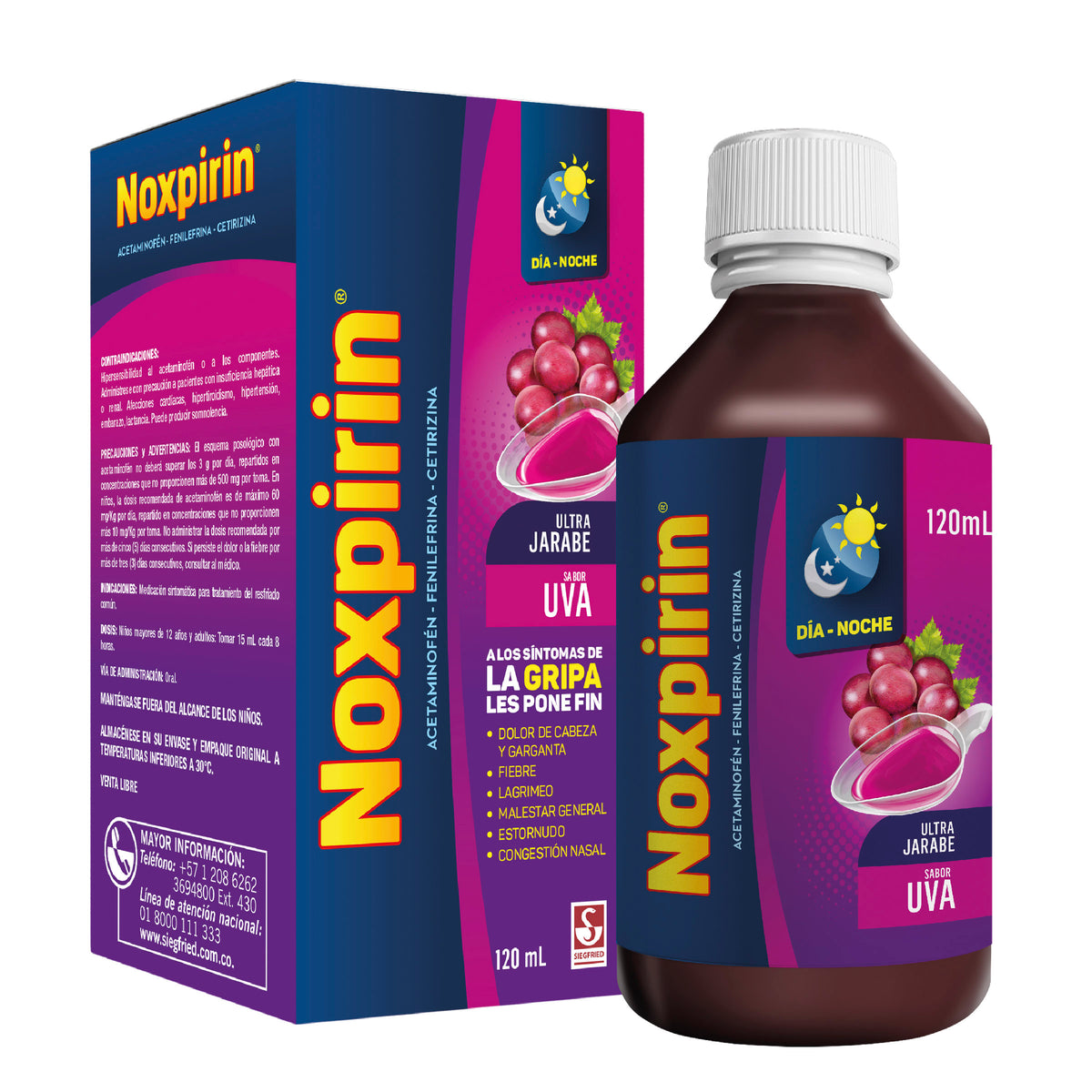 NOXPIRIN F ADULTOS JBE 120 ML - VENTA CON FORMULA MEDICA