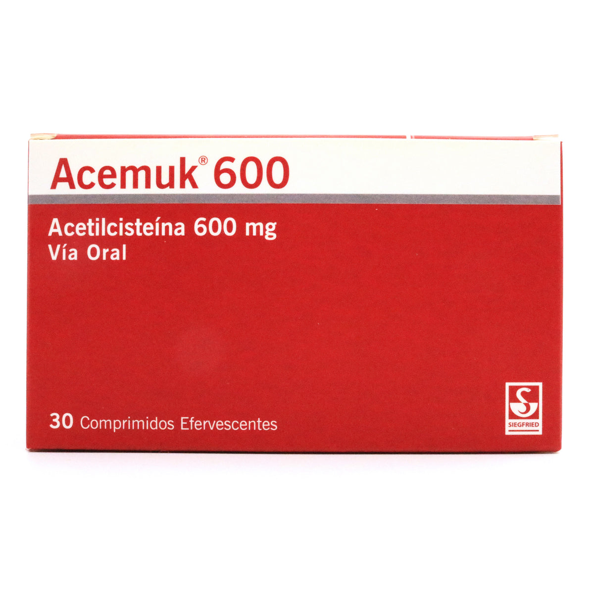 ACEMUK 600MG 30 TABLETAS EFERVECENTES - REG. INVIMA 2023M-0013130-R2
