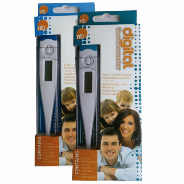 NTI DIGITAL ADULT THERMOMETER BLUE CASE
