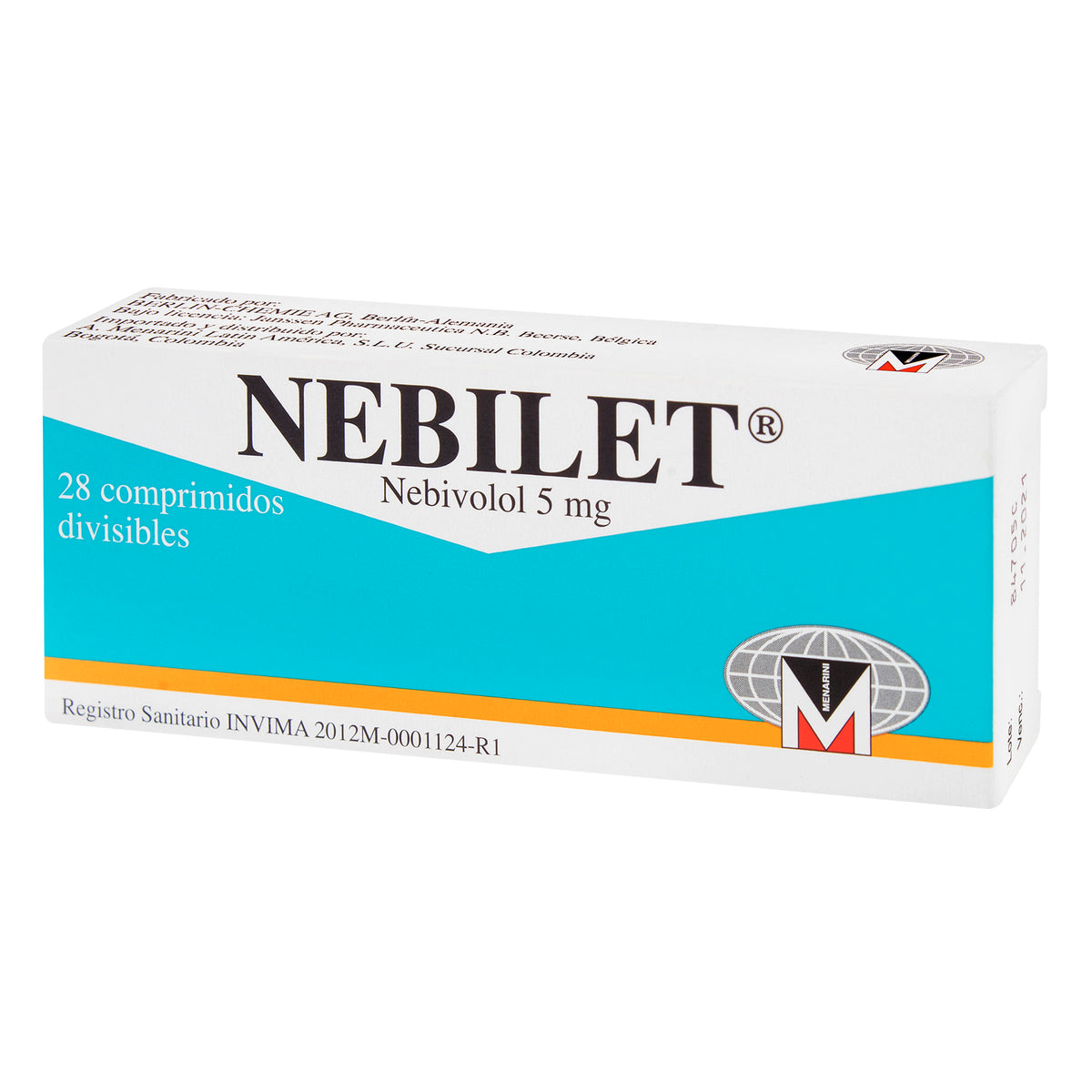 NEBILET 5 MG 28 CAP - VENTA CON FORMULA MEDICA