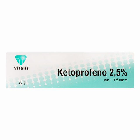 KETOPROFENO GEL 2.5% 50 GR VT - VENTA CON FORMULA MEDICA