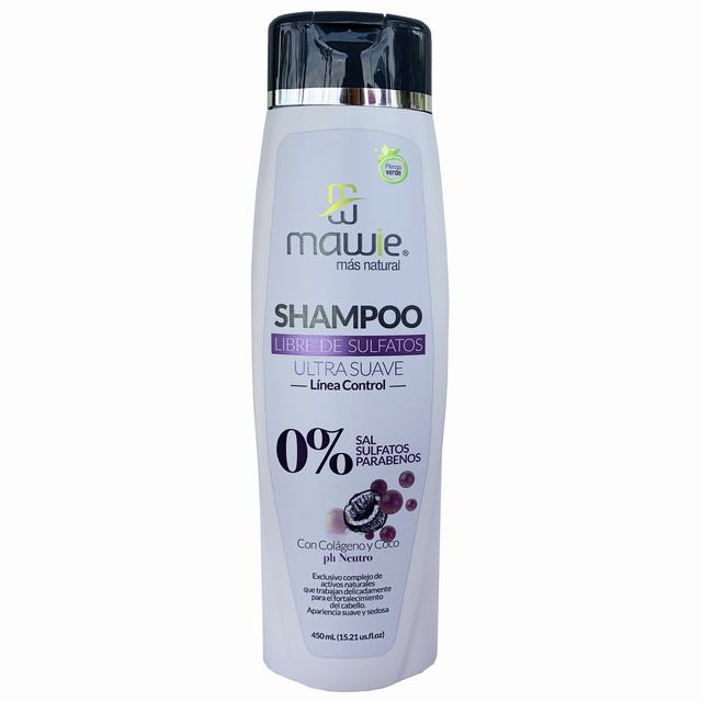 CHAMPU LIBRE DE SULFATOS MAWIE 450ML - REG. INVIMA NSOC64859-15CO