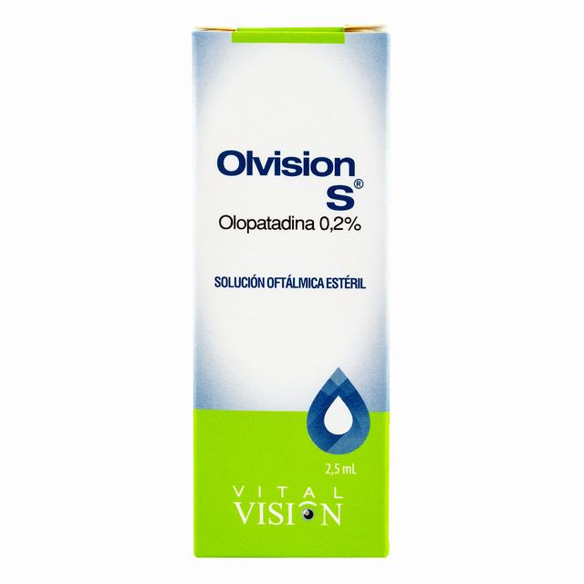 OLVISION S 0.2% OFTÁLMICO X 2.5 ML - CLORHIDRATO DE OLOPATADINA