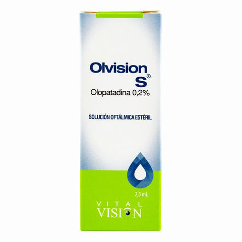 OLVISION S 0.2% OFTÁLMICO X 2.5 ML - VENTA CON FORMULA MEDICA - REG. INVIMA 2018M-0014376-R1