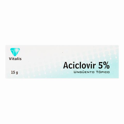 ACICLOVIR 5% UNGÜENTO X 15 G - VENTA CON FORMULA MEDICA