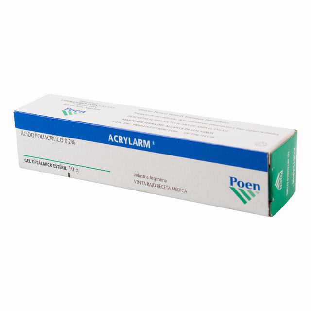 ACRYLARM GEL OFTALMICO 10 GR - VENTA CON FORMULA MEDICA - REG. INVIMA 2013M-0002099-R1