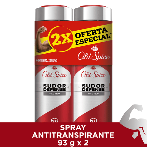 2 DTE.OLD SPICE SPRAY SECO SEC 93GR OF.E