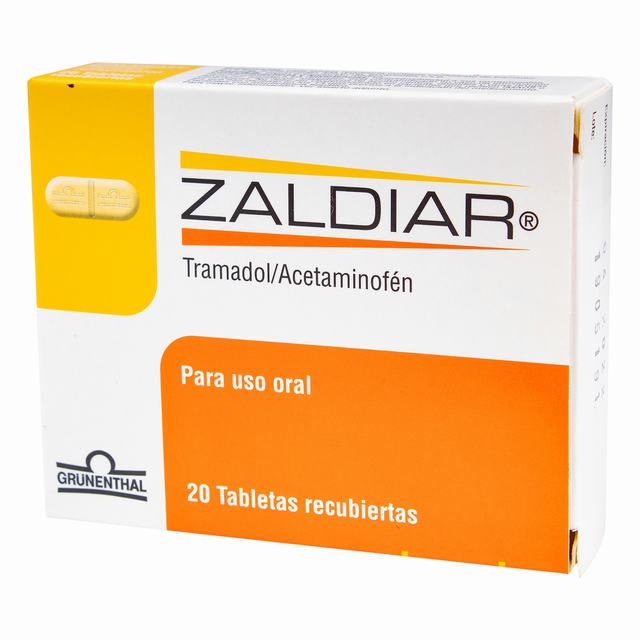 ZALDIAR X 20 TABLETAS - VENTA CON FORMULA MEDICA