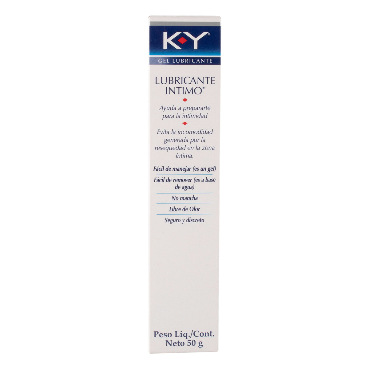 LUBRICANTE INTIMO K-Y GEL 50 GR - REG. INVIMA 2017DM-26578966