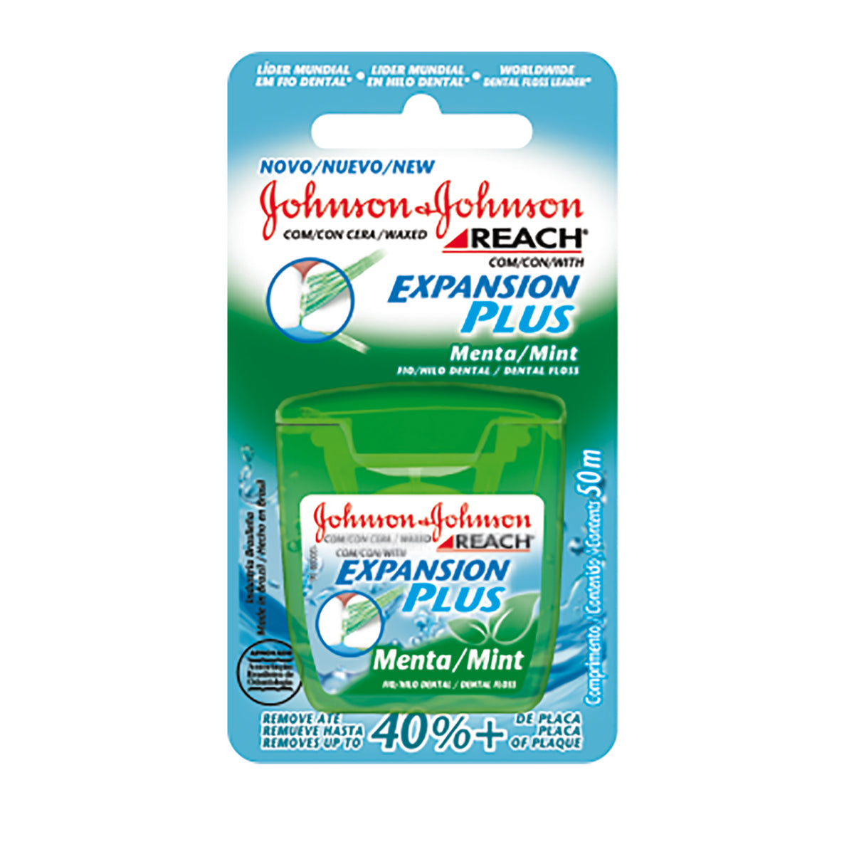 SEDA DENTAL JOHNSON & JOHNSON REACH HILO MENTA X 50 MTS - REG. INVIMA 2017DM-0000938 R1
