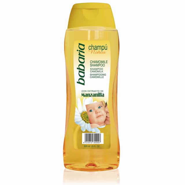 SHAMPOO BABARIA NIÑOS MANZANILLA X 600 ML - REG. INVIMA NSOC13170-04CO