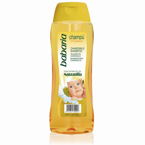 SHAMPOO BABARIA NIÑOS MANZANILLA X 600 ML