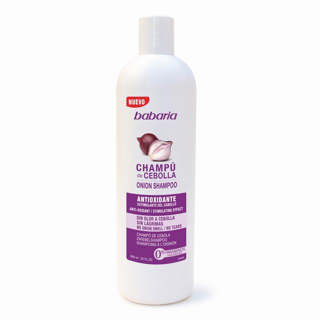SHAMPOO BABARIA CEBOLLA X 600 ML CONTENIDO EXTRA X 100 ML - REG. INVIMA NSOC75053-16CO