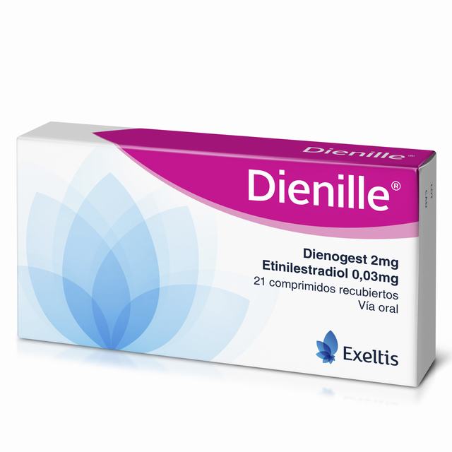 DIENILLE 2 MG 21 COMPRIMIDOS - VENTA CON FORMULA MEDICA - REG. INVIMA 2016M-0017267