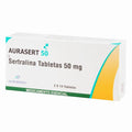 AURASERT 50 MG 28 TABLETAS - VENTA CON FORMULA MEDICA - REG. INVIMA 2019M-0006908-R1
