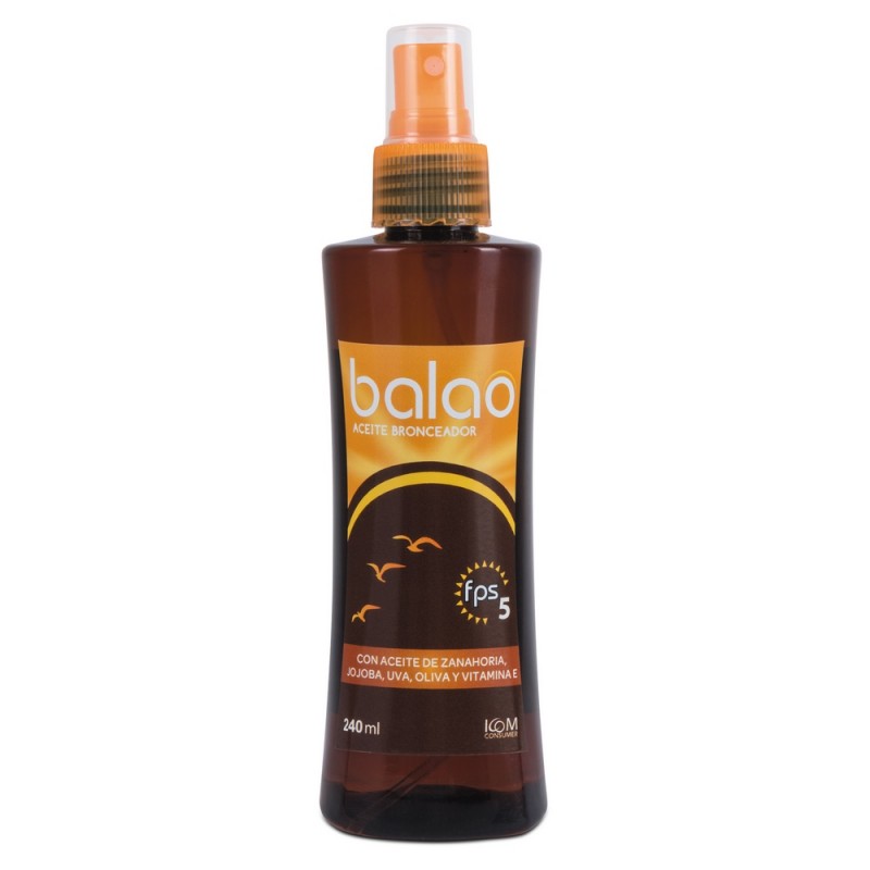 ACEITE BRONC.BALAO SPF5 SPRAY 240ML ICOM - REG. INVIMA NSOC75626-16CO