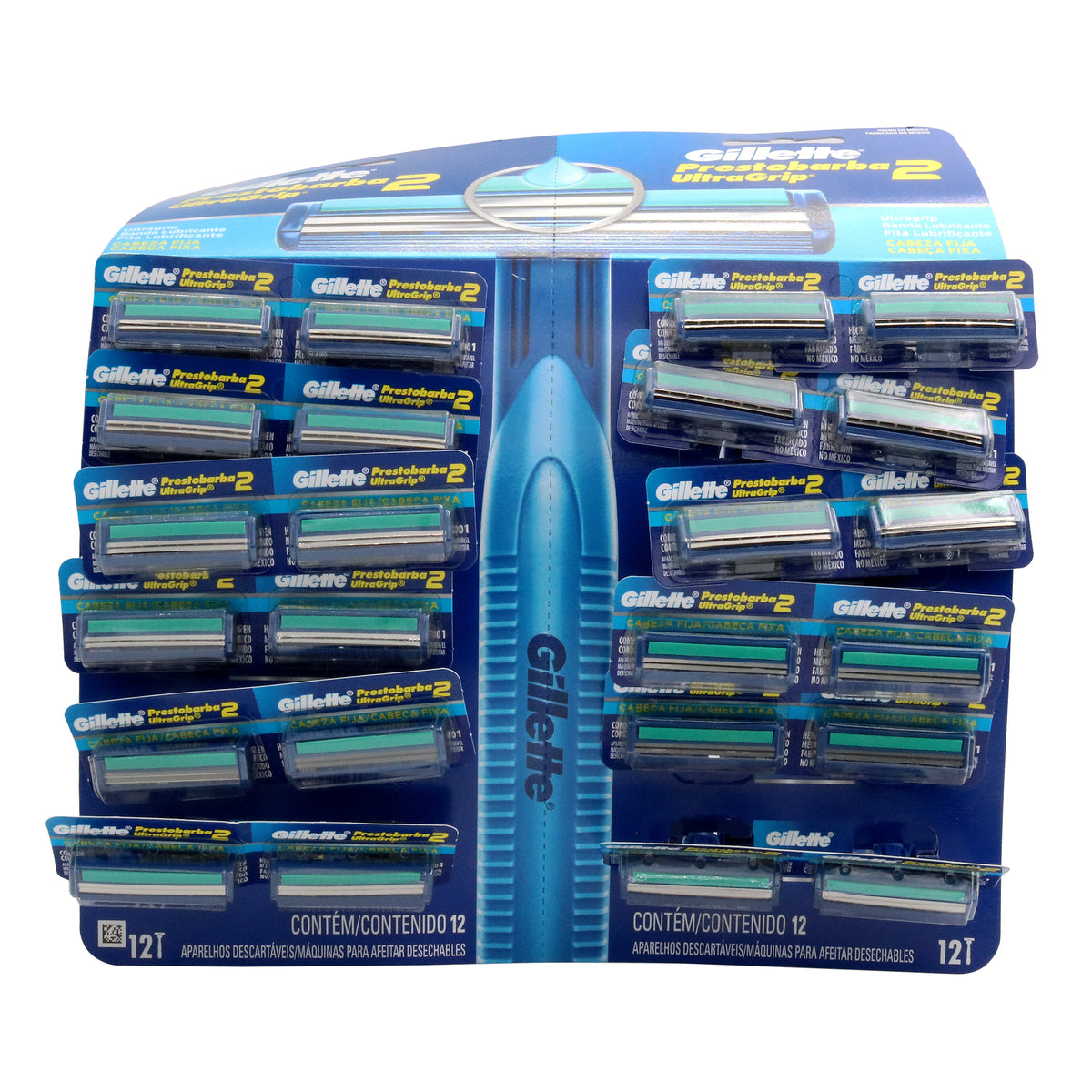 MAQ.PRESTOBARBA U.GRIP 24 UND AZUL/MAQUI