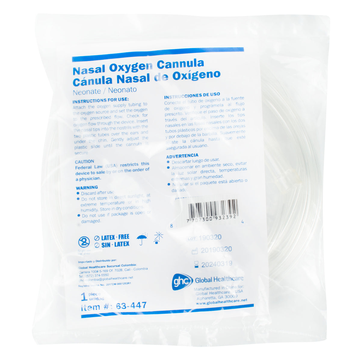 CANULA NASAL NEONATAL INVERFARMA