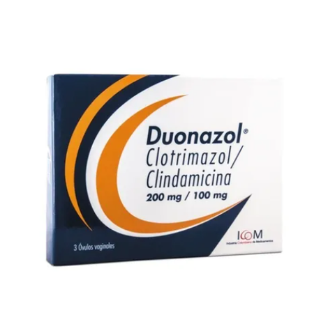 DUONAZOL 200/100 MG 3 OVULOS VAG  ICOM - VENTA CON FORMULA MEDICA - REG. INVIMA 2015M-0016544