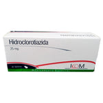 HIDROCLOROTIAZIDA 25 MG 30TBS IC(DF)(RF) - VENTA CON FORMULA MEDICA - REG. INVIMA 2020M-0014001-R1