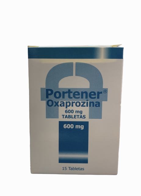 Portener 600 mg x 15 tabletas – Oxaprozina