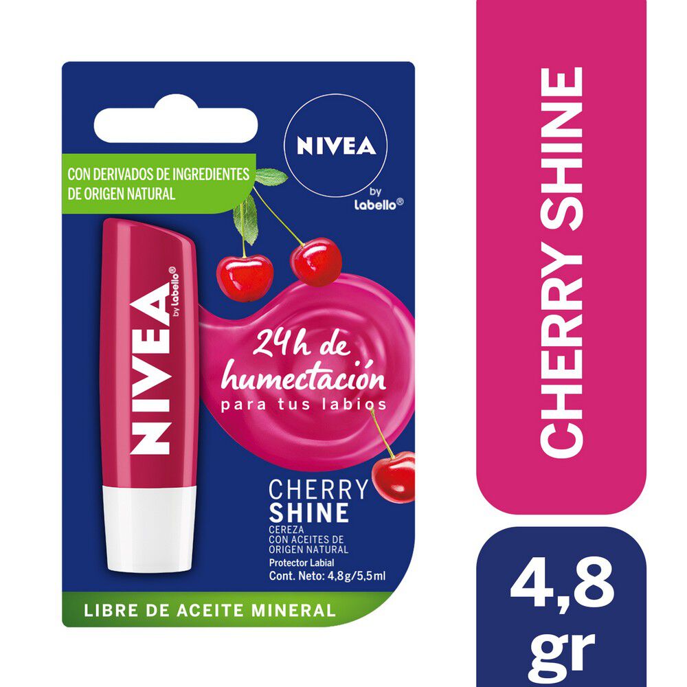 PROT.LABIAL NIVEA FRUITY SHINE CER 4.8 G