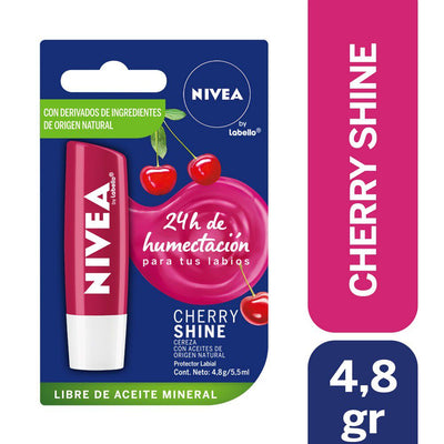 PROT.LABIAL NIVEA FRUITY SHINE CER 4.8 G