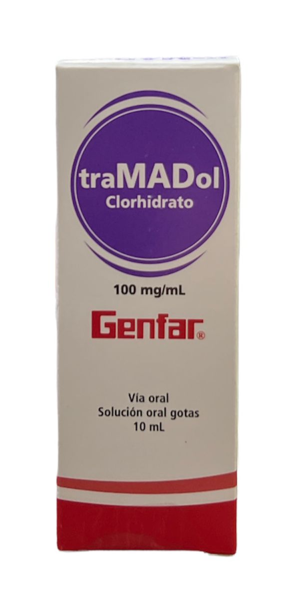 Tramadol 100 mg gotas x 10 ml
