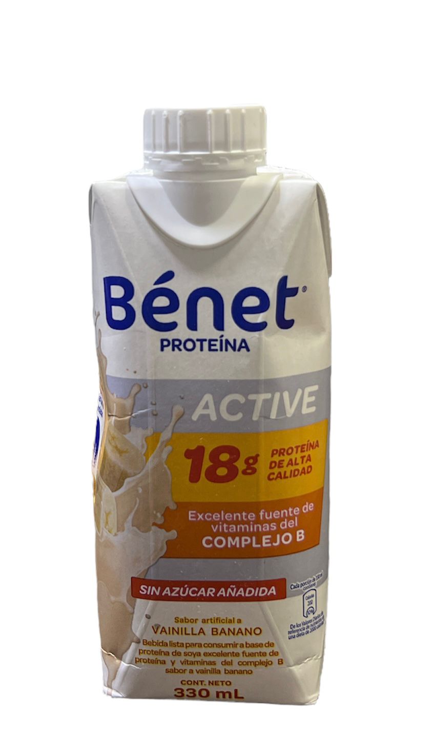 BEBIDA BENET VAINILLA BANANO 330 ML - REG. INVIMA RSA-0012246-2021