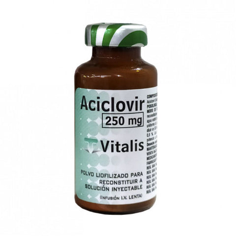 ACICLOVIR 250 MG 1 AMPOLLA (M) VT - REG. INVIMA 2022M-0003840-R2