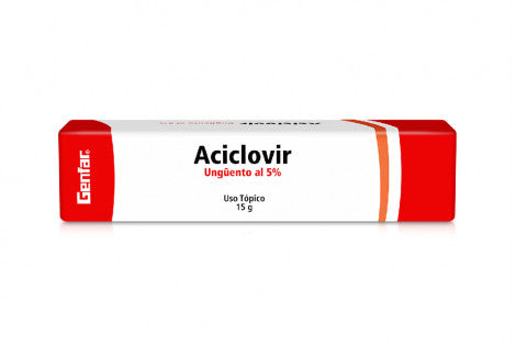 ACICLOVIR UNGUENTO TOPICO 15 GR GF - VENTA CON FORMULA MEDICA - REG. INVIMA 2016M-005619-R2