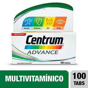 CENTRUM ADVANCE 100 TABLETAS - REG. INVIMA SD2015-0003675