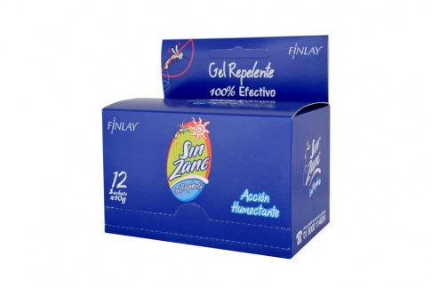 SINZANC GEL REPELLENT 10 G 12 SACHETS