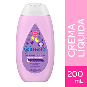 CREMA JOHNSON & JOHNSON BABY PARA ANTES DE DORMIR X 200 ML - REG. INVIMA NSOC27258-08CO