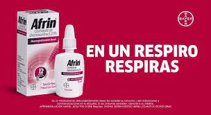 AFRIN SOLUCION NASAL AD.0.05% SPRAY 15ML - VENTA CON FORMULA MEDICA
