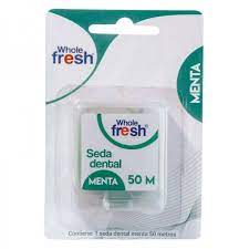 WHOLE FRESH MINT DENTAL FLOSS 50 M