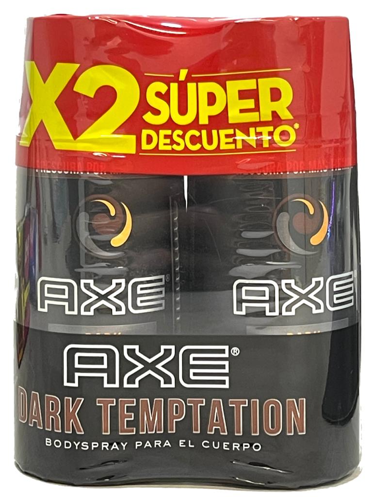 2 DTE.AXE BODY SPR.DARK TEMPT.150ML P.E - REG. INVIMA NSOC46334-20CO