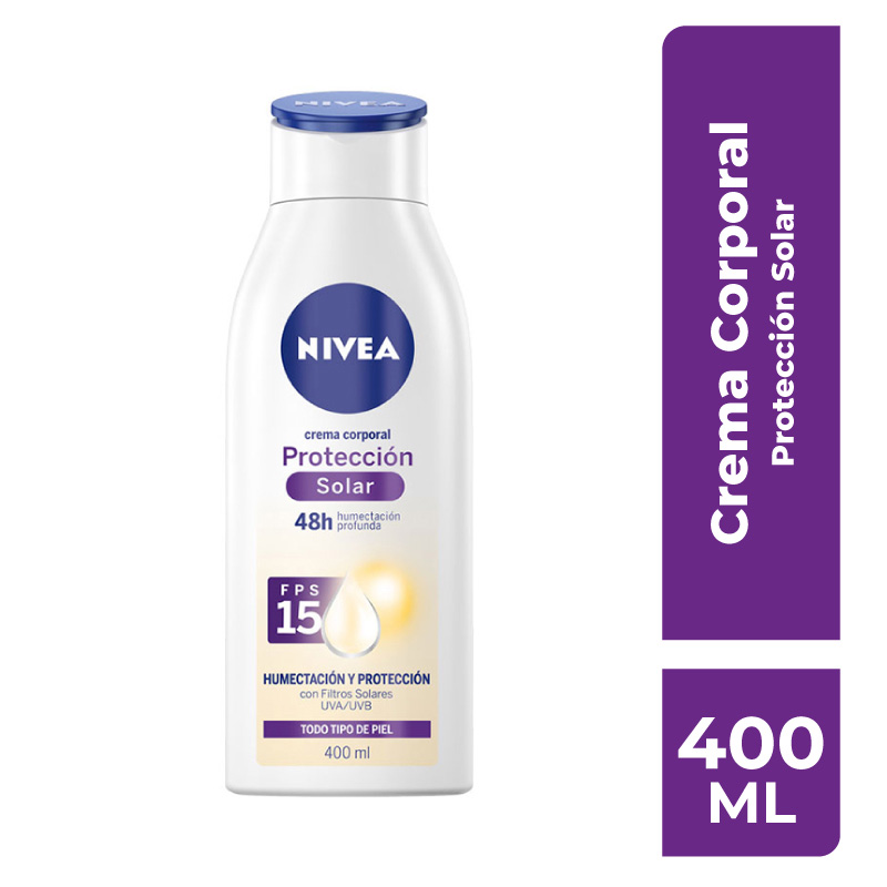 CRE.CORPORAL NIVEA PRO.SOLAR FPS15 400ML
