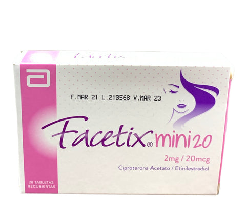 FACETIX MINI 28 TBS (P)8679(SC)(SF) - VENTA CON FORMULA MEDICA - REG. INVIMA 2014M-0015154